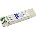 AddOn Cisco ONS-SC+-10G-60.6= Compatible TAA compliant 10GBase-DWDM 100GHz SFP+ Transceiver (SMF; 1560.61nm; 40km; LC; DOM)