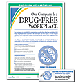 ComplyRight™ Drug-Free Workplace Poster And Sticker Bundle, English 1 thumbnail image