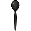 Genuine Joe Heavyweight Disposable Soup Spoons - 1 Piece(s) - 1000/Carton - Soup Spoon - 1 x Soup Spoon - Disposable - Textured - Black