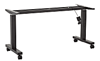 Office Star™ Steel Frame For Height-Adjustable Table, 42-1/4"H x 58-1/4"W x 24"D, Black 1 thumbnail image