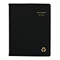 AT-A-GLANCE® Academic Weekly/Monthly Planner, 8-1/4" x 10-7/8", 100% Recycled, Black, July 2019 to June 2020