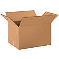 Partners Brand Corrugated Boxes, 14"H x 16"W x 22"D, 15% Recycled, Kraft, Bundle Of 20