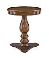 Powell Weston Side Table, 24-½"H x 20"W x 20"D, Hazelnut 1 thumbnail image