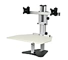 Ergo Desktop Kangaroo Elite 28"W Adjustable Height Desk Converter, Putty 1 thumbnail image