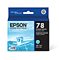 Epson® 78 Claria® Light Cyan Ink Cartridge, T078520