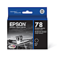 Epson® 78 Claria® Black Ink Cartridge, T078120