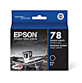 Epson® 78 Claria® Black Ink Cartridge, T078120 1 thumbnail image