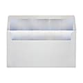 LUX Photo Greeting Foil-Lined Invitation Envelopes, A7, Peel & Stick Closure, White/Silver, Pack Of 250