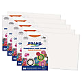 Prang Construction Paper, Medium Weight, 12" x 18", White, 50 Sheets Per Pack, Set Of 5 Packs 1 thumbnail image