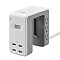 APC® Multi-Use SurgeArrest 6-Outlet And 4 USB Surge Protector, 6' Cord, White, PE6U4W 1 thumbnail image