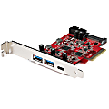 StarTech.com 5-Port USB PCIe Card, 10Gbps USB 3.1 Gen 2 PCIe Card w/ 1x USB-C & 2x USB-A, 1x 2 Port IDC (Internal 5Gbps USB Header Expansion) 1 thumbnail image