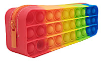 Office Depot® Brand Pop-It Pencil Pouch, 2-1/2" x 8", Rainbow 1 thumbnail image