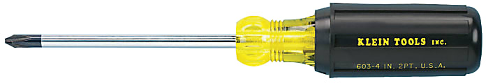 Klein Tools No. 2 Profilated Phillips Tip Screwdriver, 4"