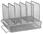 OfficeMax® Brand Mesh Stacking Desk Sorter, Silver