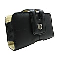 FORAY™ Universal Large East-West Leather Trend Case For Wireless Phones, Black