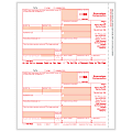 ComplyRight 1099-NEC Tax Forms, Federal Copy A, 2-Up, Laser, 8-1/2" x 11", Pack Of 25 Forms 1 thumbnail image