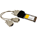 StarTech.com 2 Port CardBus RS232 Serial Laptop PC Adapter Card - 16950 1 thumbnail image