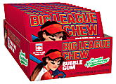 Big League Chew Slammin’ Strawberry Bubble Gum, 2.12 Oz, Pack Of 12 Bubble Gum Bags 1 thumbnail image