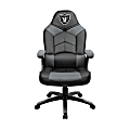 Imperial NFL Faux Leather Oversized Computer Gaming Chair, Las Vegas Raiders
