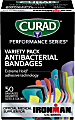 CURAD® Performance Series Extreme Hold Antibacterial Adhesive Bandages Variety Pack, Assorted Sizes 1 thumbnail image