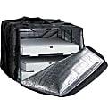American Metalcraft Deluxe Pizza Delivery Bag, 18" x 18" x 5", Black 1 thumbnail image