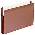 Pendaflex® Tyvek® Premium Reinforced File Pocket, 3 1/2" Expansion, 9 1/2" x 14 3/4", Dark Brown