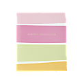 Markings by C.R. Gibson® Twin-Wire Journal, 6 3/4" x 8 3/8", 5 Subjects, 160 Pages (80 Sheets), Bright Stripe
