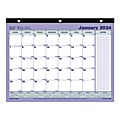 Brownline Monthly Desk Pad Calendar, 11" x 8.5", 12 Months, January to December, 2024, C181721