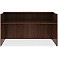 Lorell® Essentials 72"W Reception Computer Desk, Walnut