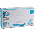 BLUZEN Powder-Free Vinyl Gloves - 4 mil Thickness - Large Size - Vinyl - Clear - Comfortable - 100 Box - 10 / Carton 1 thumbnail image