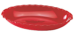 Cambro Plastic Deli Platters, Red, Pack Of 6 Platters 1 thumbnail image