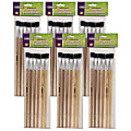 Pacon® Creativity Street Easel Brushes, 8-1/2", 6 Brushes Per Pack, Set Of 6 Packs 1 thumbnail image