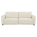 Serta Douglas Convertible Sofa, 34-1/3"H x 91-3/4"W x 42-7/8"D, Ivory/Natural 1 thumbnail image
