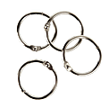 Office Depot® Brand Loose-Leaf Rings, 1" Diameter, Box Of 100 1 thumbnail image