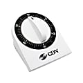 CDN 60-Minute Mechanical Cooking Timer, 2 1/2", White