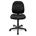 RS To•Go™ Matrix Armless Task Chair, 40 1/4"H x 24 3/4"W x 28 1/4"D, Black Frame, Black Fabric