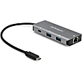 StarTech.com 3 Port USB C Hub with Gigabit Ethernet - 2x USB-A/1x USB-C - SuperSpeed 10Gbps USB 3.1/3.2 Gen 2 Type C Hub 1 thumbnail image
