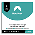 NORDVPN NordPass Password Service, 2024, For 1 Device, 1-Year Subscription, Windows/IOS, Download