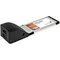 StarTech.com 2 Port ExpressCard Laptop USB 2.0 Adapter Card - 2 x 4-pin Type A Female USB 2.0 USB - Plug-in Module 1 thumbnail image