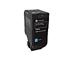 Lexmark™ 74C1HC0 Cyan High Yield Return Program Toner Cartridge 1 thumbnail image