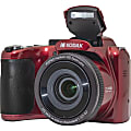 Kodak PIXPRO AZ255 16.4 Megapixel Compact Camera - Red - 1/2.3" BSI CMOS Sensor - Autofocus - 3"LCD - 25x Optical Zoom - 4x Digital Zoom - Optical (IS) - 4608 x 3456 Image - 1920 x 1080 Video - Full HD Recording - HD Movie Mode