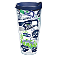 Tervis NFL All-Over Tumbler With Lid, 24 Oz, Seattle Seahawks 1 thumbnail image
