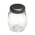 Tablecraft Plastic Shaker With Lid, 6 Oz, Clear