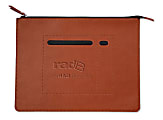 Faux Leather Zip File Folder, 9-3/4" x 12-3/4", Letter Size 1 thumbnail image