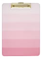 Office Depot® Brand Fashion Clipboard, 9" x 12-1/2", Pink Ombre