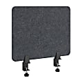 WorkPro® Motiva Desktop Privacy Screen, 18”H x 22”W x 2”D, Cool Charcoal, Installation Included 1 thumbnail image