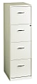 Realspace® 18”D Vertical 4-Drawer File Cabinet, Pearl White
