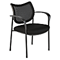 Bush Business Furniture Corporate Mesh Back Guest Chair, Black, Standard Delivery