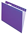 Pendaflex® Premium Reinforced Color Hanging Folders, Letter Size, Violet, Pack Of 25 1 thumbnail image