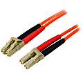 StarTech.com 1m Fiber Optic Cable - Multimode Duplex 50/125 - LSZH - LC/LC - OM2 - LC to LC Fiber Patch Cable 1 thumbnail image